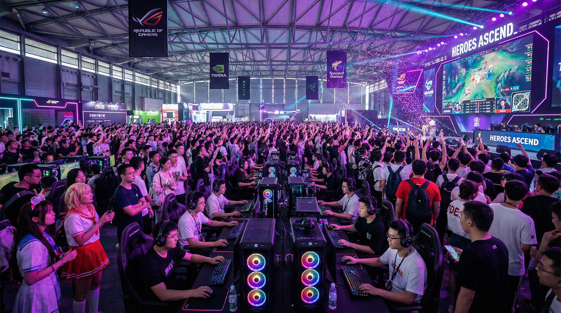 蘑菇视频团队合影